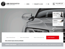 Tablet Screenshot of car-pawnshop.ch